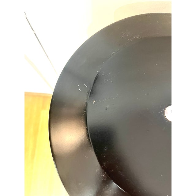 President Desk Lamp by Fase Black Lacquered Edition and Mongoy Wood, 1968 For Sale - Image 4 of 7