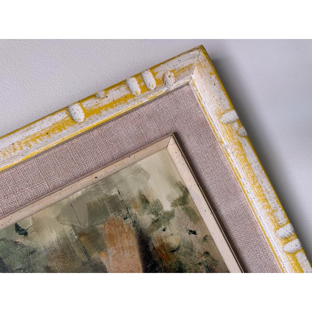 1970s Vintage Impressionist Nude Portrait Oil on Canvas Painting by Daisy For Sale - Image 10 of 12