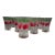 Vintage Anchor Hocking Tomato Leaf Juice Glasses Set of 12 For Sale