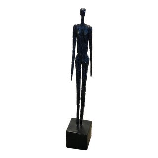 Late 20th Century Brutalist Abstract Statue of Woman For Sale