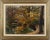 Gerhard Haenisch, Autumn Forest, Original Oil on Plate, 19th Century For Sale - Image 4 of 4