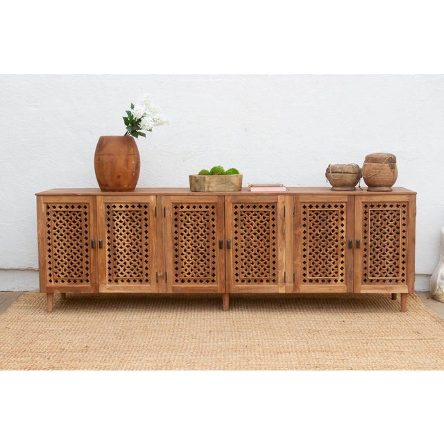 Monumental 105" Long Geometric Sideboard For Sale - Image 13 of 13