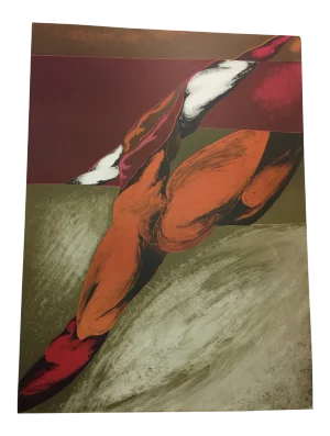 1970s Mario Toral Lithograph Untitled 5