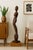Vintage Modernist Carved Hardwood Female Figure, Southeast Asian Decorative Floor Sculpture, Mid to Late 20th Century For Sale - Image 15 of 15