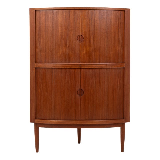 Danish Corner Cabinet by Johannes Andersen for Uldum Møbelfabrik, Denmark, 1960s For Sale