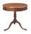 Mid 19th Century Antique English Georgian Style Mahogany Round Pedestal Drum Side Table with Drawer For Sale - Image 13 of 13