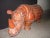 Signed Brass and Copper Rhino by Mexican Artist, Sergio Bustamante - monumental in size at 5' long Please see our other...