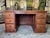 Wood Ministers Desk with Walnut Boxes For Sale - Image 7 of 7