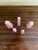 Late 20th Century Set of Five Pink and Cream Marble Grand Tour Obelisks, Late 20th Century For Sale - Image 5 of 11
