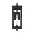2020s Chapman & Myers by Visual Comfort Studio Cupertino 1-Light Outdoor Medium Bracket Lantern Sconce in Textured Black For Sale - Image 5 of 5