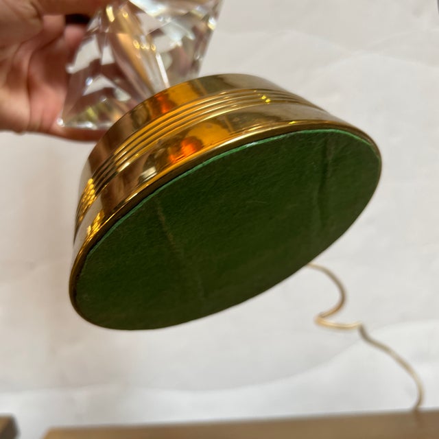 Vintage Crystal Waterfall Table Lamps, a Pair Chairish