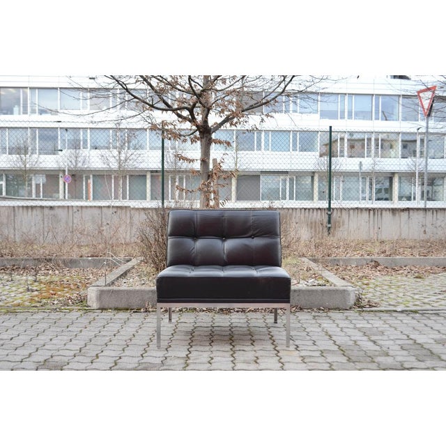 Set of Leather Constanze Easy Lounge Chairs by Johannes Spalt for Wittmann, 1950s For Sale - Image 10 of 17