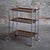 Brown Italian Serving Trolley, 1960s For Sale - Image 8 of 15