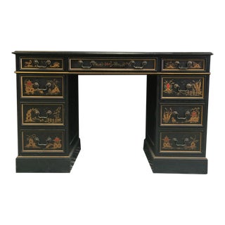 "Chinoiserie Kneehole Parsons Sligh-Lowry Desk" For Sale