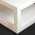 White Karl Springer's Style Vintage Raffia Covered Modern White Cocktail Table For Sale - Image 8 of 11