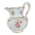 1900s Continental Floral Porcelain Petite Pitcher With Gilt Accents For Sale