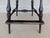 Ashlen Black Distressed Hoop Back Windsor Style Counter Height Chairs - A Pair For Sale - Image 4 of 12