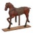 Original Red Painted Carved Wooden Horse, Sweden Circa 1890 For Sale