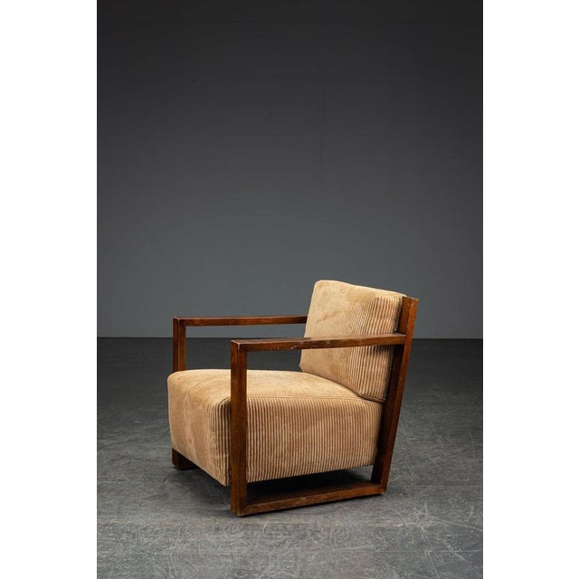 Modern Lounge Chair in Wood, 1940s For Sale - Image 5 of 15