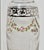 Antique Bohemian Etched Glass Vase W/Floral Enamel and Sterling Silver Overlay For Sale - Image 11 of 13