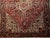 Vintage Heriz Rug, Hand-Knotted Wool, Geometric Medallion Pattern, Red & Navy, 9x11 For Sale - Image 15 of 17