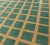 Mid 20th Century Mid 20th Century Green and Yellow Minimalist Mid-Century Modern Design Turkish Rug For Sale - Image 5 of 12