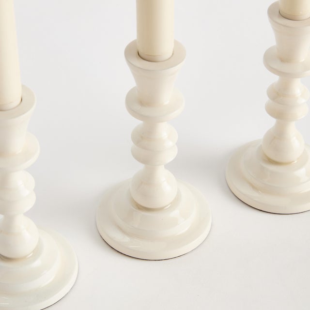 Contemporary Eve Taper Holders, Set Of 3 For Sale - Image 3 of 3