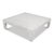 White Ming Style Low Coffee Table in Antique White Pine For Sale - Image 8 of 10