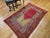 Red Vintage Turkish Anatolian Prayer Rug, Handwoven Wool, Early 1900s, 4' x 6' For Sale - Image 8 of 10