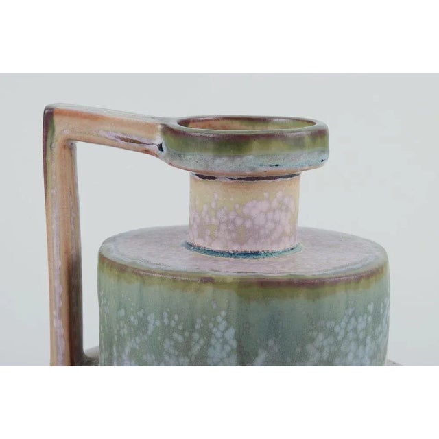 Ceramic Art Deco Ceramic Jug by P. Garnier, Enghien, France, 1920s-1930s For Sale - Image 7 of 10