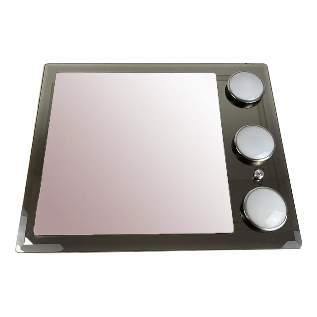 Italian Wolf Bath Mirror, 1970s For Sale