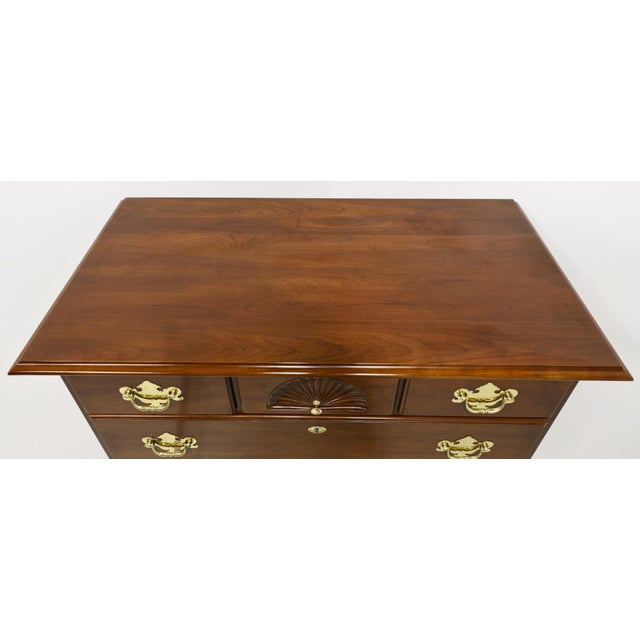 Statton Trutype Americana Centennial Cherry Chippendale Style Chest on Chest For Sale In Charlotte - Image 6 of 14
