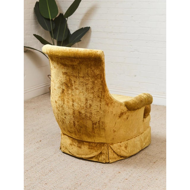 Mid 20th Century Fairfield 1970’s Regency Vintage Club Chair For Sale - Image 5 of 12