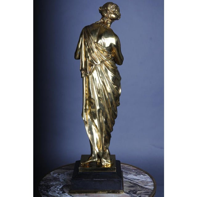 Large Antique Bronze Sculptures, 1800s, Set of 2 For Sale - Image 6 of 18