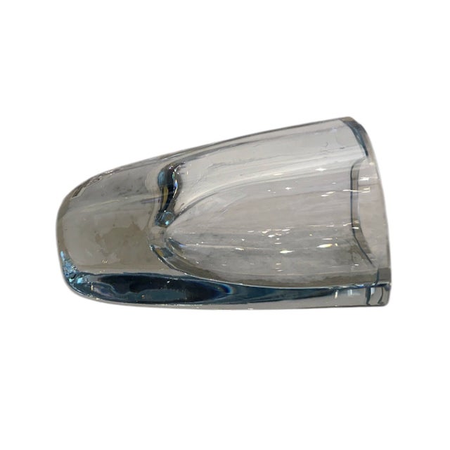 Vintage Strömbergshyttan Crystal Vase For Sale - Image 11 of 12