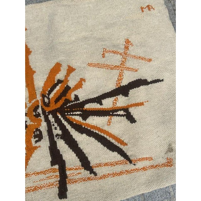 Modern Aubusson Tapestry by M Ravaux Maison, 1970s For Sale - Image 4 of 18