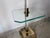 1980s Italian Vintage Lucite & Brass Floor Lamps – A Pair For Sale - Image 16 of 18