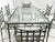 Metal 1970s Mario Papperzini for Salterini Iron Patio Dining Set, 6 Chairs & Matching Table, Attributed For Sale - Image 7 of 18