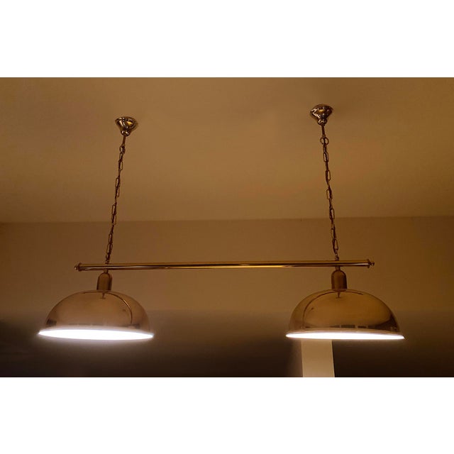 Large Vintage Pendant Light in Brass from Honsel, 1960s For Sale - Image 13 of 18