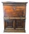 18th C Spanish Baroque Walnut Bargueno or Fall Front Writing Desk For Sale