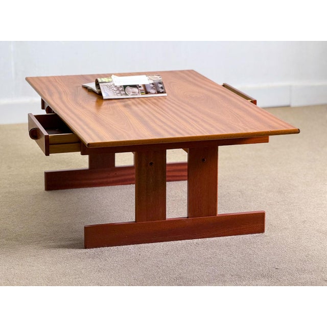 Coffee Table with Drawers, Sweden, 1960s For Sale - Image 4 of 13