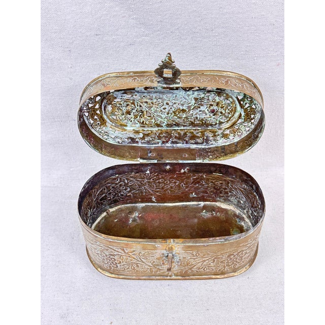 Late 20th Century Vintage Brass Cricket Box For Sale - Image 5 of 8