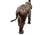 Mid Century Striding Leather Elephant For Sale - Image 4 of 12