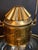 Antique Brass Onion Globe Ship Marine Lantern Sherwoods Burner C. 1870s Matthew J King Provenanceer For Sale - Image 10 of 17
