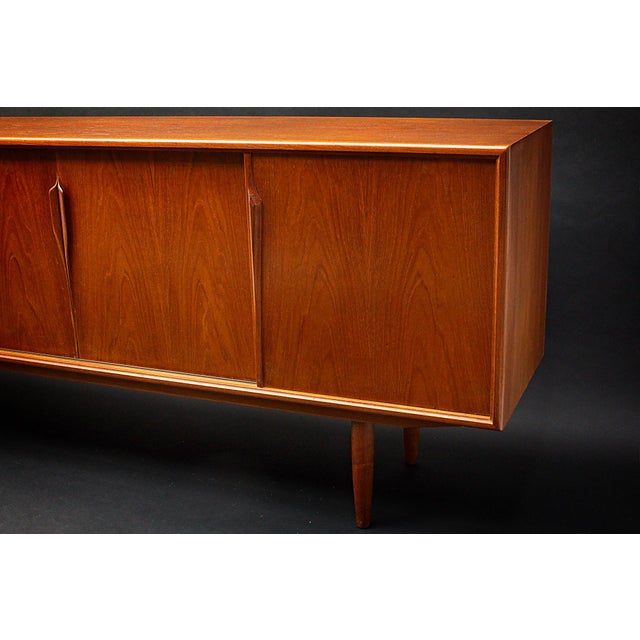 Wood Teak Sideboard by Axel Christiansen Odder for Aco Møbler, Denmark, 1960s For Sale - Image 7 of 14