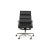 Animal Skin Soft Pad EA219 Leather Armchair in Black from Vitra For Sale - Image 7 of 11