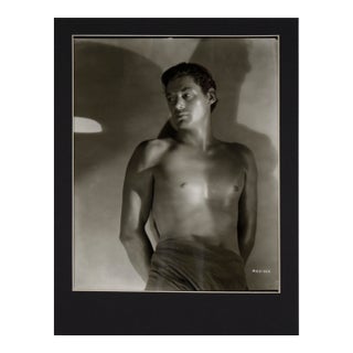 Original Black and White Photograph of Johnny Weissmuller by George Hurrell For Sale