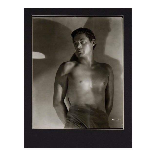 Original Black and White Photograph of Johnny Weissmuller by George Hurrell For Sale