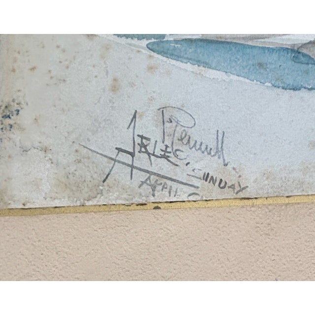 Late 19th Century Joseph Pennell Original Watercolor “Roman Amphitheatre, Arles France” 1883 Architectural View For Sale - Image 5 of 10