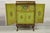 Early 20th Century Antique Georgian Green Painted Mirror Front 2 Door Curio China Radio Cabinet For Sale - Image 5 of 13